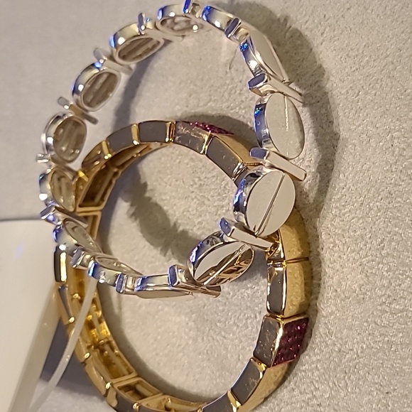 NINE WEST BUNDLE OF TWO BRACELETS - Picture 2 of 5